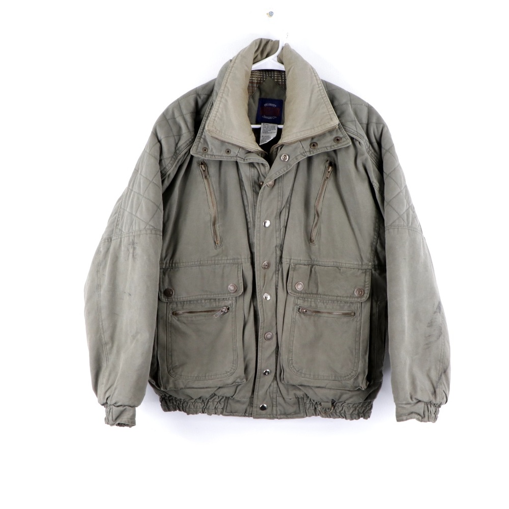 Vintage Streetwear Military Faded Bomber Jacket